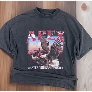 Apex x Socially Xclusive T-Shirt Master Your Own Craft Eagle Men Sz S Relaxed